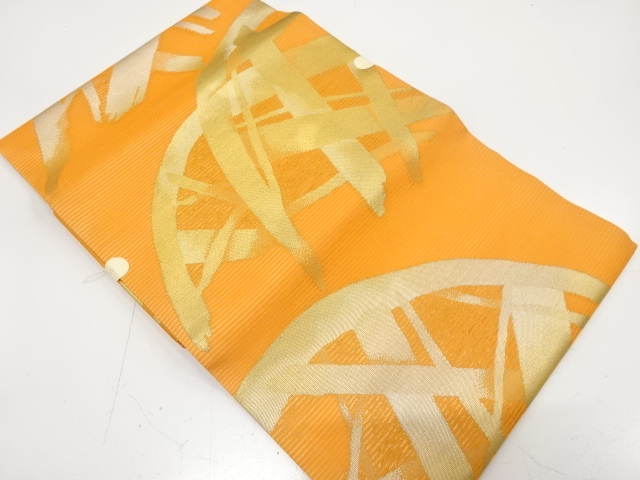 未使用品　絽　光悦垣模様織り出し　名古屋帯